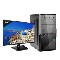 Computador desktop icc iv1840s2m19 intel dual core 2.41ghz 4gb hd 250gb monitor led 19,5