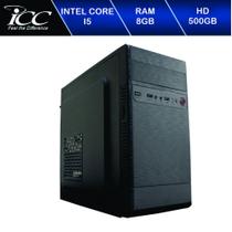 Computador Desktop ICC IV2581SM19 Intel Core I5 3.20 ghz 8gb HD 500GB HDMI FULL HD Monitor LED 195