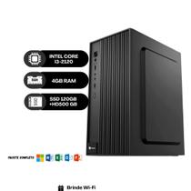 Computador desktop intel core i3-2120 4gb ssd 120gb+hd500
