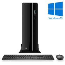 Computador Desktop Processador Intel Core i5 4GB HD 2TB Windows 10 CorPC Slim