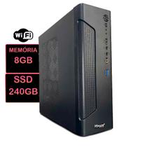 Computador Desktop Slim Intel I5 4a 8gb Ssd 240 Wi-fi