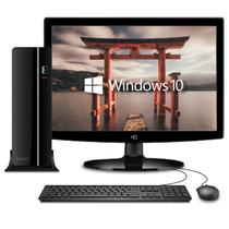 Computador EasyPC SlimPC Intel Core i3 Windows 10 4GB HD 1TB Wifi com Monitor LED HDMI