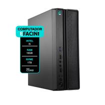 Computador eFacini Prime Intel Core i5 16GB Windows 11 Pro SSD 1TB