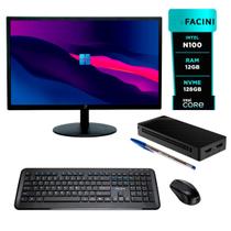 Computador eFacini Quad Core 12GB, Windows 11 Pro, SSD NVMe