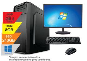 Computador Episteme I3 10100 3.60GHz 8Gb DDR4 SSD 240GB Windows 10 - Monitor 19" + Mouse e Teclado" Computador Episteme I3 10100 3.60GHz 8Gb DDR4 SSD 240GB Windows 10 - Monitor 19" + Mouse e Teclado"