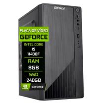 Computador Fácil Intel Core i5 11400f 8GB GEFORCE SSD 240GB