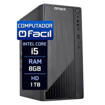 Computador Fácil Intel Core i5 8GB HD 1TB - Computadores