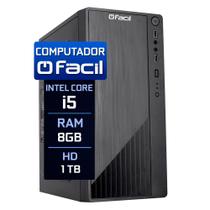 Computador Fácil Intel Core i5 8GB HD 1TB - Fácil Computadores