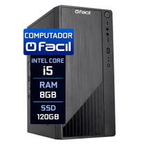 Computador Fácil Intel Core i5 8GB SSD 120GB