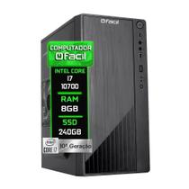 Computador Fácil Intel Core I7 10700 8Gb Ddr4 Ssd 240Gb