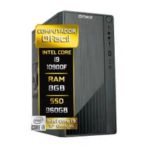 Computador Fácil Intel Core i9 10900F (10ª Geração) 8GB DDR4 Geforce Nvidia SSD 960GB