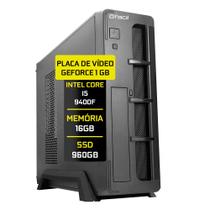 Computador Fácil Slim Premium Intel Core i5 9400f (Nona Geração) 16GB DDR4 3000MHz SSD 960GB