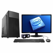 Computador Flex Computer Intel Core i5 6Gb SSD 240Gb Com Kit e DVDRW Monitor 17" Windows 10