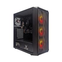 Computador Gamer CertoX STREAM AMD 1077 AR DUAL CHANNEL AMD Ryzen 5 5600GT Radeon Graphics 16GB DDR4 512GB SSD Com 3 Fans Linux