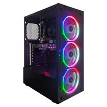 Computador Gamer CertoX STREAM AMD 1081 TC Dual Channel Ryzen 5 4500 Geforce RTX 3050 6GB 16GB DDR4 2x8GB 512GB SSD Com 3 Fans Linux