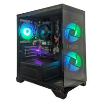 Computador Gamer CertoX STREAM AMD AQ 1015 TC DUAL CHANNEL AMD Ryzen 7 5700G Radeon Graphics 16GB DDR4 512GB SSD Com 3 Fans Linux Computador Gamer CertoX STREAM AMD AQ 1015 TC DUAL CHANNEL AMD Ryzen 7 5700G Radeon Graphics 16GB DDR4 512GB SSD Com 3 Fans Linux