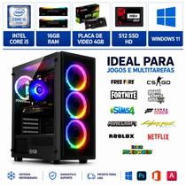Computador Gamer Completo Intel Pc CPU Ssd 16gb Ram Placa de Video 4GB Computador Gamer Completo Intel Pc CPU Ssd 16gb Ram Placa de Video 4GB
