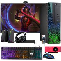 Computador Gamer Completo RGB Intel Core i5 8GB SSD 512GB Kit Gamer com Headset Monitor 20"