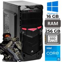 Computador Gamer Core i5-3570, SSD 256GB, Memória RAM 16GB, Fonte Real 500W, Windows