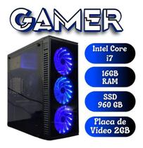 Computador Gamer Core I7 16gb Ssd 960gb Placa De Vídeo 2gb