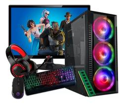 COMPUTADOR GAMER / I5 2ª / 16GB RAM DDR3 / SSD 240GB / GT730 / TELA 20'' / KIT GAMER / WIFI - PRETO - PRIME