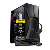 Computador Gamer i5 GTX1050 16gb HD 1Tb SSD 480Gb Fonte 500W