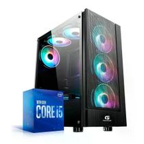 Computador Gamer Intel Core I5 10400F, Rx 550 4Gb, 8Gb, Ssd