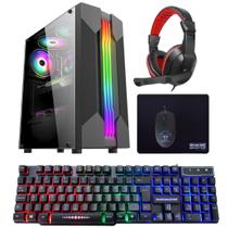 Computador Gamer TOB Core i7 SSD 480GB 16GB VGA GT730 4GB Windows 10 Pro Trial + Teclado/Mouse + Mouse Pad + Headset