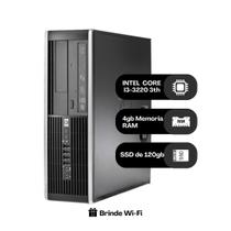 Computador hp compaq 8300 elite intel core i3 4gb ssd 120gb