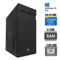 Computador I3 2100, Hd Ssd 120Gb, Memória 4Gb, Win10