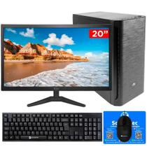 Computador I3-2120, 8Gb/256Gb, Monitor, Teclado E Mouse, W10 - Sobraltech