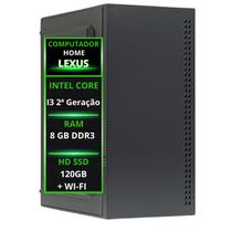 Computador i3, 8GB, SSD 120GB: Ideal para Trabalho e Estudos