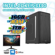 Computador i5 3330, 16GB, SDD1TB, Monitor 19' VXPro, Windows 11 Pro 64bits.