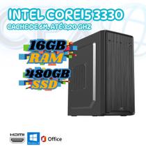 Computador i5 3330, 16GB, SDD480GB, Windows 11 Pro 64bits.