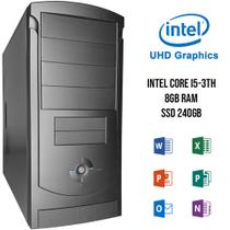 Computador I5-3TH, H61, 8GB, SSD240GB