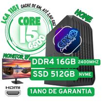 Computador i5-6500, 16GB RAM, NVME 512GB, Monitor VXPRO19', Windows 11 Pro 64Bits.