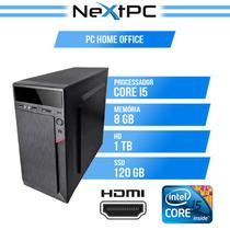 Computador i5 8 gb ssd 120 hd 1 tb Desktop NextPC