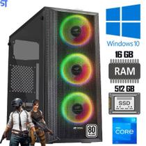 Computador I7-10700F H470M Ram16Gb Ssd512Gb Gpu4Gb Fonte750W