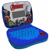 Computador Infantil Educativo Avengers Laptop Vingadores Brinquedo Educativo - Candide