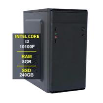 Computador Intel Core I3 10100F 8GB Ram SSD 240GB Geforce GT 210 1gb Windows