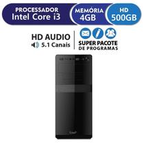 Computador Intel Core i3 4GB HD 500GB HDMI Full HD Áudio 5.1 canais EasyPC Standard Computador Intel Core i3 4GB HD 500GB HDMI Full HD Áudio 5.1 canais EasyPC Standard