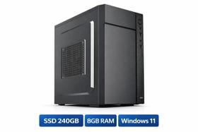 Computador Intel Core i3 8GB SSD 240GB Windows 11 Rápido Para Trabalho Estudo Home Office 1 Ano Garantia Computador Intel Core i3 8GB SSD 240GB Windows 11 Rápido Para Trabalho Estudo Home Office 1 Ano Garantia