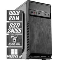 Computador Intel Core I5, 16GB De Memória RAM, SSD 240GB M2 Nvme, Fonte 500w