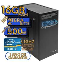 Computador Intel Core i5, 16GB RAM, SSD 2TB, Windows 10 Pro trial.