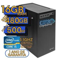 Computador Intel Core i5, 16GB RAM, SSD 480GB, Windows 10 Pro trial.