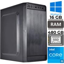 Computador Intel Core i5-2300, RAM 16GB, SSD 480GB M.2, Suporte Ethernet Gigabit e M.2, Windows 10