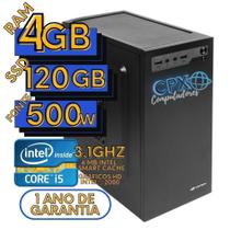 Computador Intel Core i5, 4GB RAM, SSD 120GB, Windows 10 Pro trial.