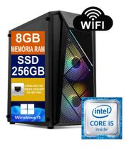 Computador Intel Core I5 6500, 8GB De Memória RAM DDR4, SSD 256GB M2 Nvme + Fonte 500w - Tech Power