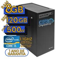 Computador Intel Core i5, 8GB RAM, SSD 120GB, Windows 10 Pro trial.