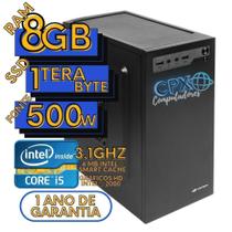Computador Intel Core i5, 8GB RAM, SSD 1TB, Windows 10 Pro trial.